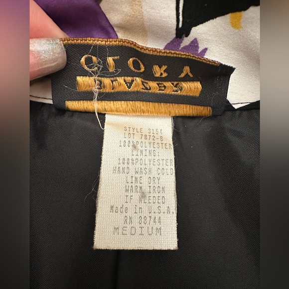 Vintage 80s blazer size medium - Picture 7 of 7